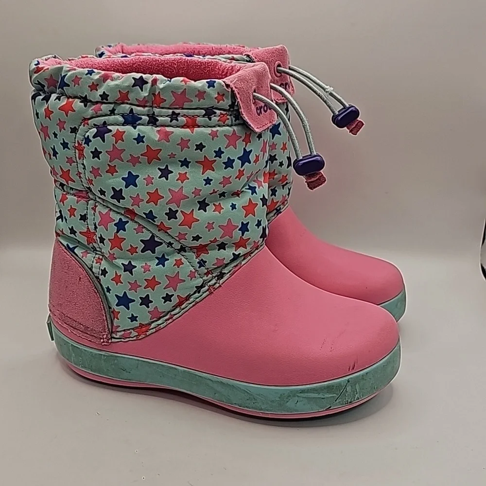 Crocs - CB LODGEPOINT GRAPHIC WNTRBT Pink / Blue size 12c